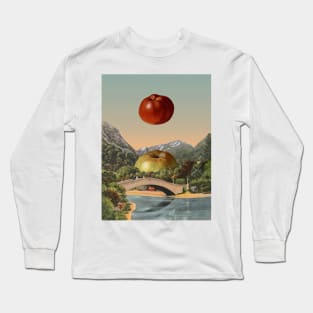 Apple Country - Surreal/Collage Art Long Sleeve T-Shirt